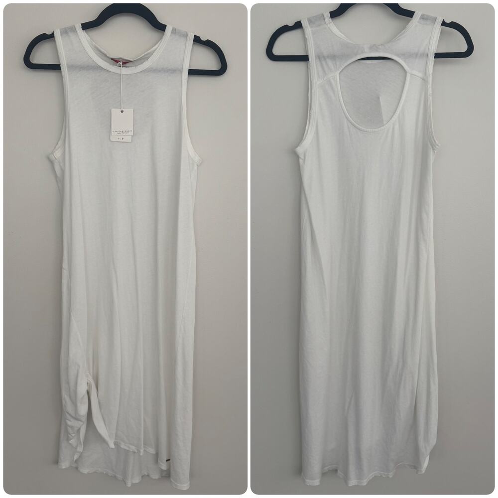 n:Philanthropy Boo High/Low Dress with Cutout Back in White